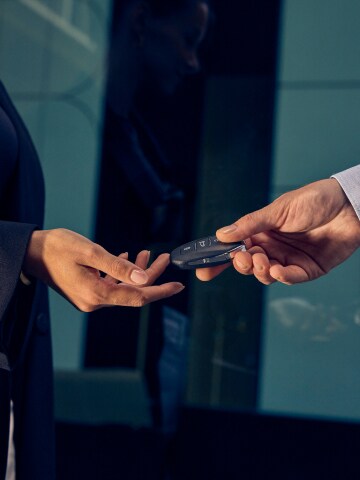 Peugeot key handover