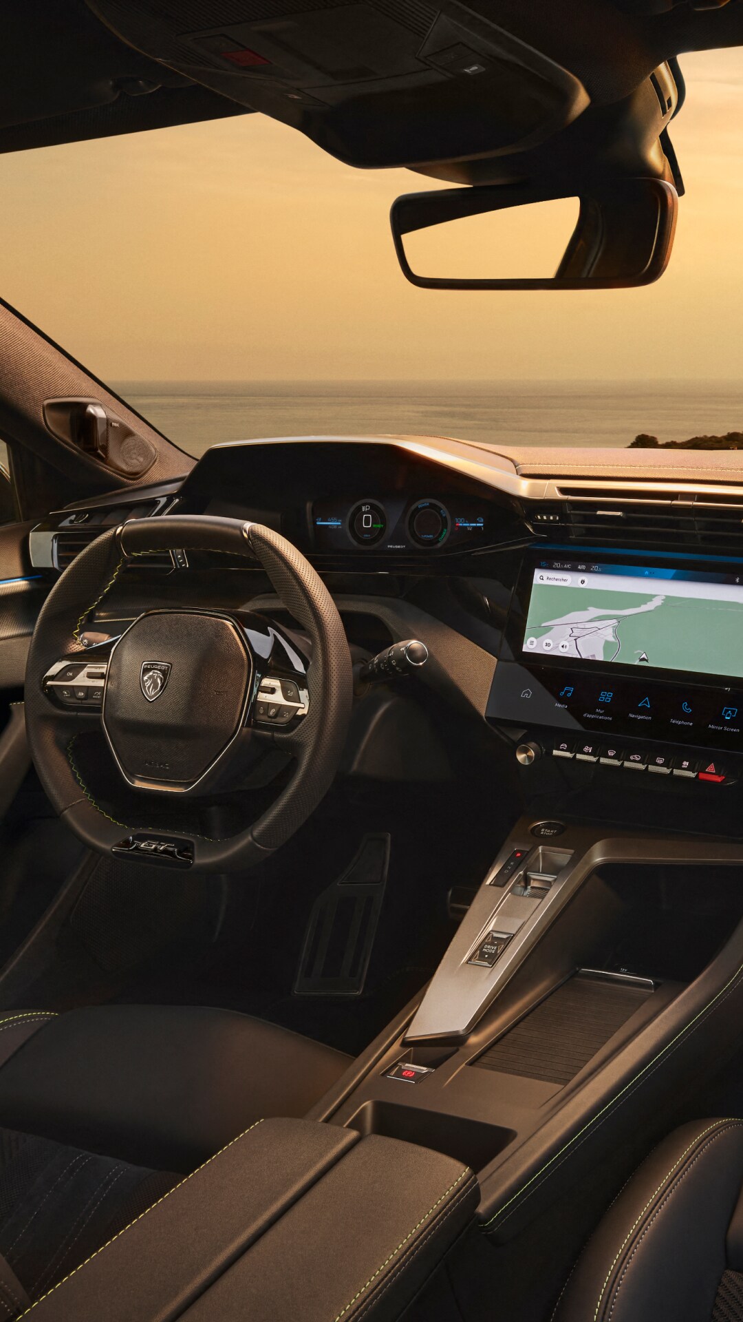 Nouvelle PEUGEOT 408 hybride i-Cockpit